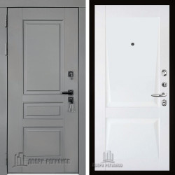 Дверь входная Двери Регионов Сенат плюс Solid Perfecto barhat white