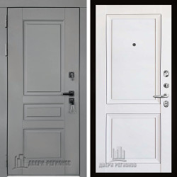 Дверь входная Двери Регионов Сенат плюс Solid Decanto Barhat white