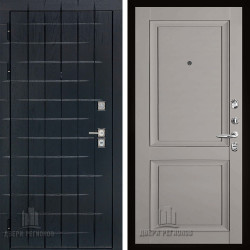Дверь входная Двери Регионов Сенат плюс Albero black Decanto Barhat grey