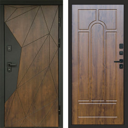 Входная дверь Termo-Door Геометрия Дуб - Арка дуб