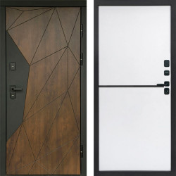 Входная дверь Termo-Door Геометрия Дуб - Нео White