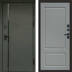 Входная дверь Termo-Door Графит Line - Марсель Grey софт