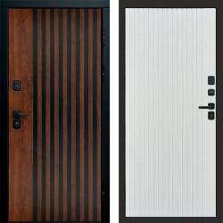 Входная дверь Termo-Door Кантри - Flat Белый софт