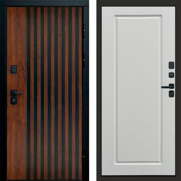 Входная дверь Termo-Door Кантри - Гранд Белый софт