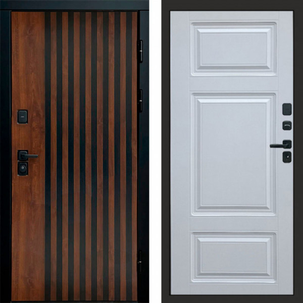 Входная дверь Termo-Door Кантри - Лион Белый софт