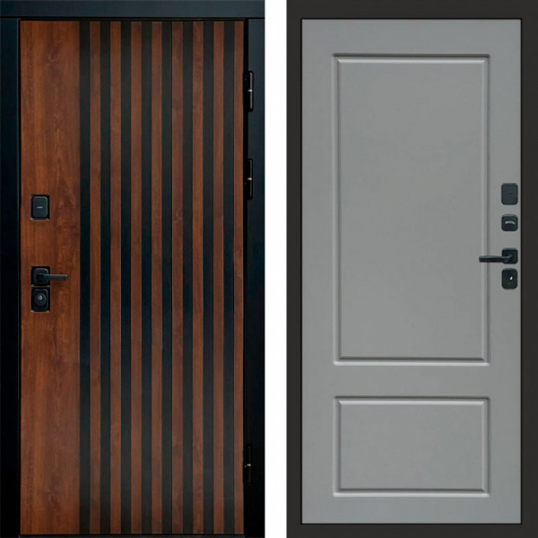 Входная дверь Termo-Door Кантри - Марсель Grey софт