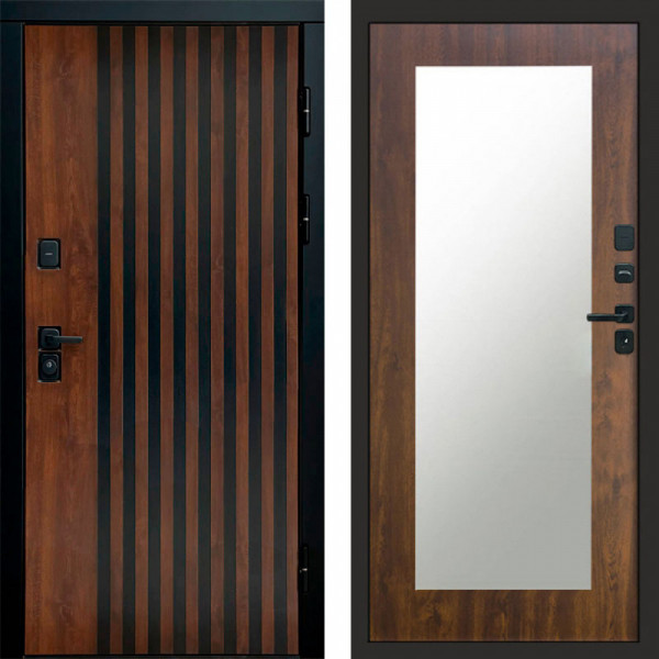Входная дверь Termo-Door Кантри - Зеркало Триумф дуб