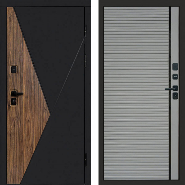 Входная дверь Termo-Door Матрикс Ультра - Porte Grey софт