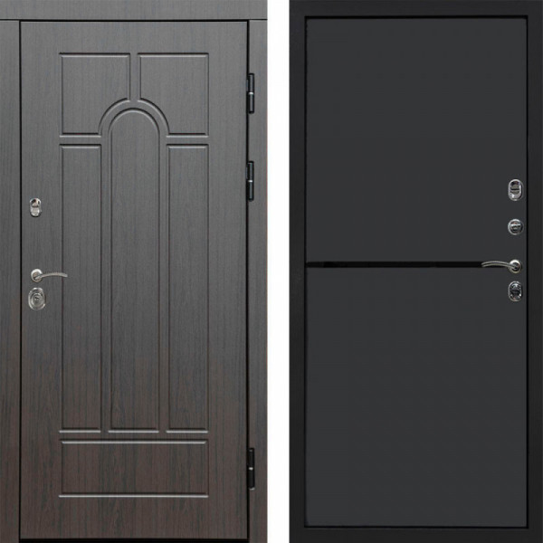 Входная дверь Termo-Door Модена Венге - Нео Графит