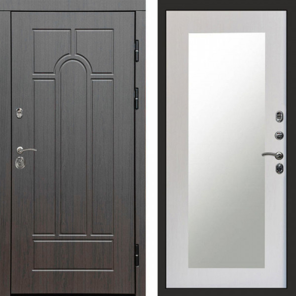 Входная дверь Termo-Door Модена Венге - Зеркало Триумф лиственница