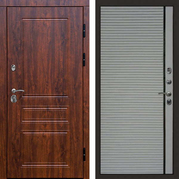 Входная дверь Termo-Door Орегон Дуб - Porte Grey софт