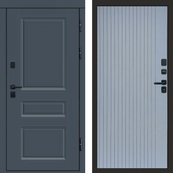 Входная дверь Termo-Door Орегон Графит - Flat Grey софт