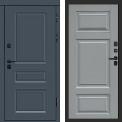 Входная дверь Termo-Door Орегон Графит - Лион Grey софт