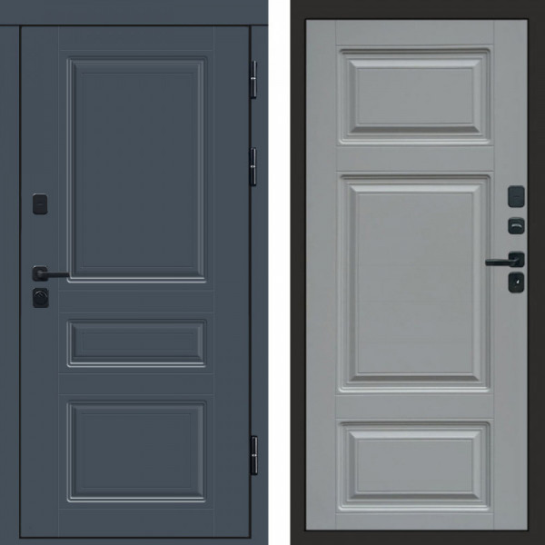 Входная дверь Termo-Door Орегон Графит - Лион Grey софт