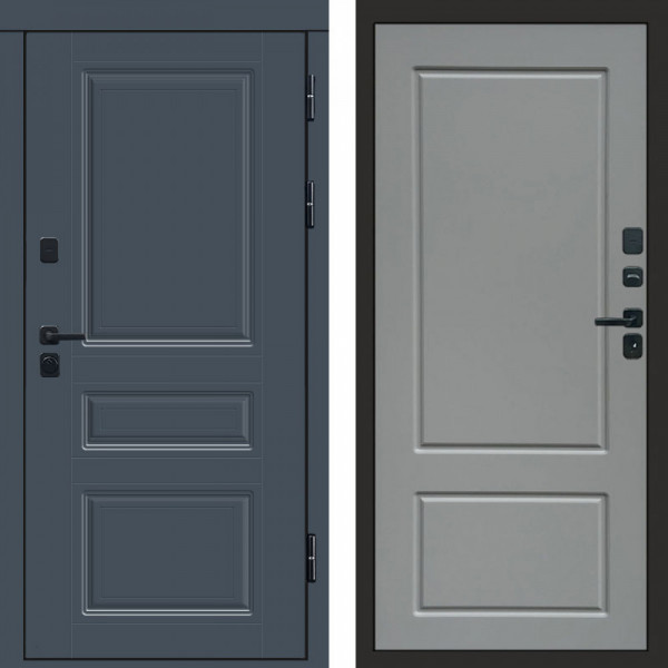 Входная дверь Termo-Door Орегон Графит - Марсель Grey софт