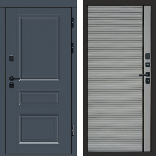 Входная дверь Termo-Door Орегон Графит - Porte Grey софт