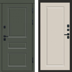 Входная дверь Termo-Door Орегон Грин - Гранд Слоновая кость