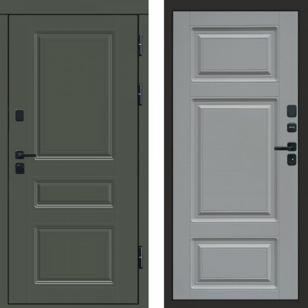 Входная дверь Termo-Door Орегон Грин - Лион Grey софт