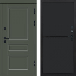 Входная дверь Termo-Door Орегон Грин - Нео Black