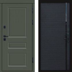 Входная дверь Termo-Door Орегон Грин - Porte black
