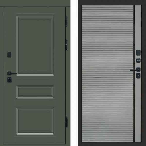 Входная дверь Termo-Door Орегон Грин - Porte Grey софт