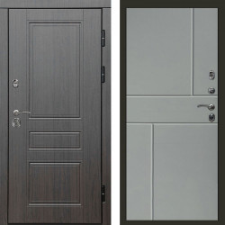 Входная дверь Termo-Door Орегон Венге - Горизонт Grey софт