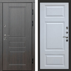 Входная дверь Termo-Door Орегон Венге - Лион Белый софт