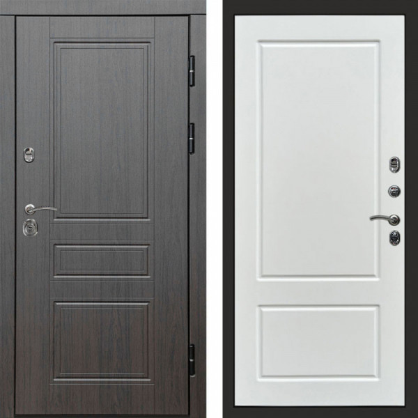 Входная дверь Termo-Door Орегон Венге - Марсель Белый софт