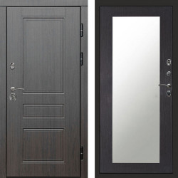 Входная дверь Termo-Door Орегон Венге - Зеркало Триумф венге