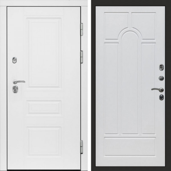Входная дверь Termo-Door Орегон White - Арка белое дерево