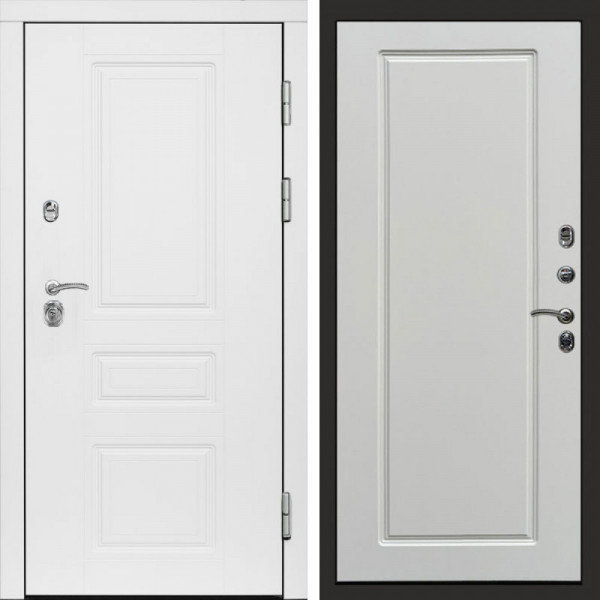 Входная дверь Termo-Door Орегон White - Гранд Белый софт