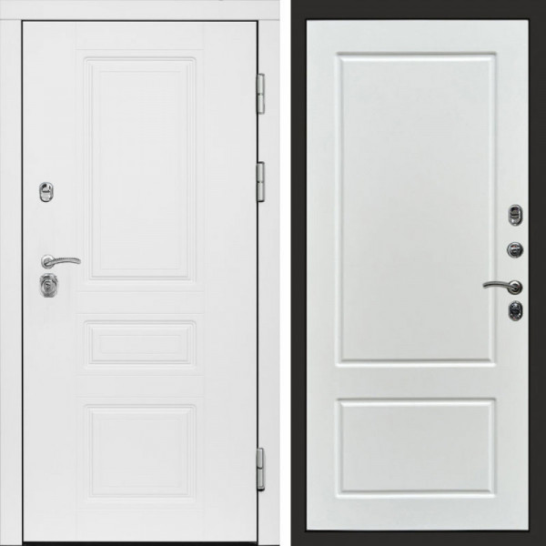 Входная дверь Termo-Door Орегон White - Марсель Белый софт