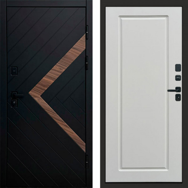Входная дверь Termo-Door Плэй - Гранд Белый софт