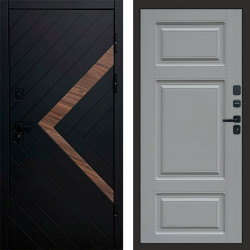 Входная дверь Termo-Door Плэй - Лион Grey софт