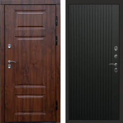 Входная дверь Termo-Door Премиум Дуб - Flat Черный кварц