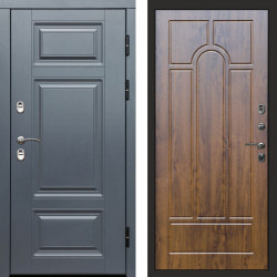 Входная дверь Termo-Door Премиум Grey - Арка дуб