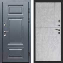 Входная дверь Termo-Door Премиум Grey - Горизонт бетон светлый