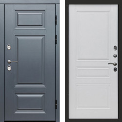 Входная дверь Termo-Door Премиум Grey - Классика белый матовый
