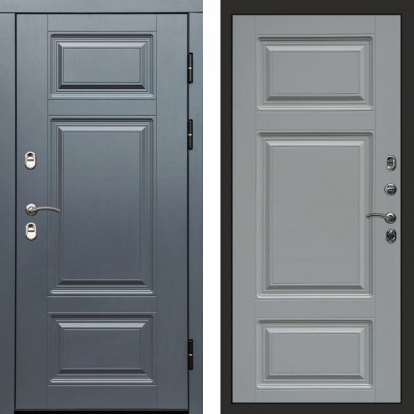 Входная дверь Termo-Door Премиум Grey - Лион Grey софт