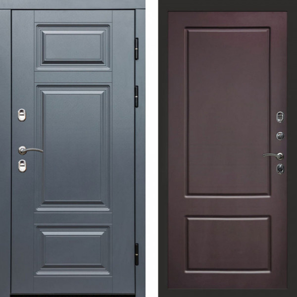 Входная дверь Termo-Door Премиум Grey - Марсель Шоколад