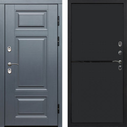 Входная дверь Termo-Door Премиум Grey - Нео Black