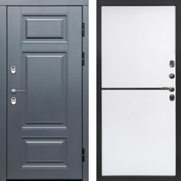 Входная дверь Termo-Door Премиум Grey - Нео White