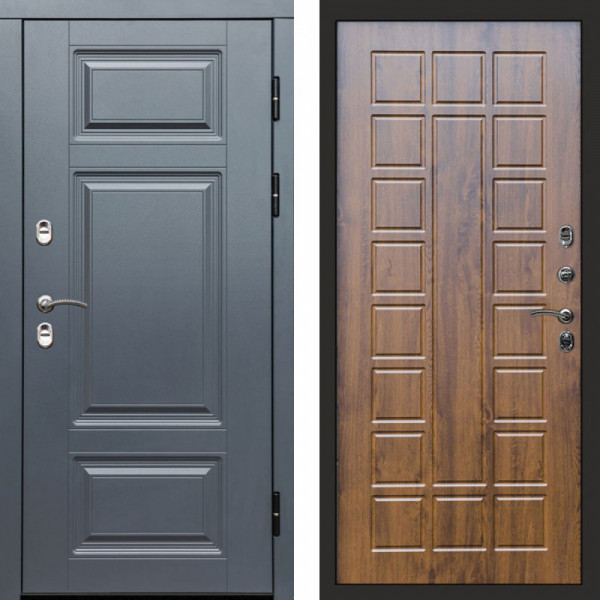 Входная дверь Termo-Door Премиум Grey - Престиж дуб