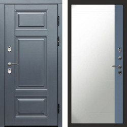 Входная дверь Termo-Door Премиум Grey - Зеркало Фацет Grey софт