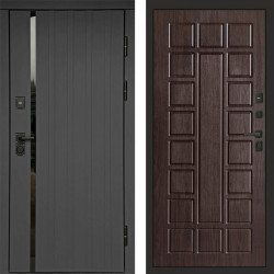 Входная дверь Termo-Door Роял Графит - Престиж венге