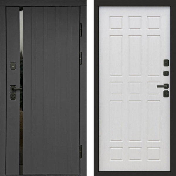 Входная дверь Termo-Door Роял Графит - Спарта лиственница