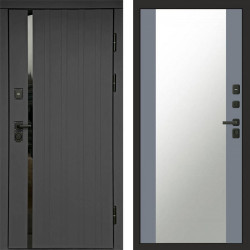 Входная дверь Termo-Door Роял Графит - Зеркало Grey Софт