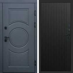Входная дверь Termo-Door Сфера - Flat Черный кварц