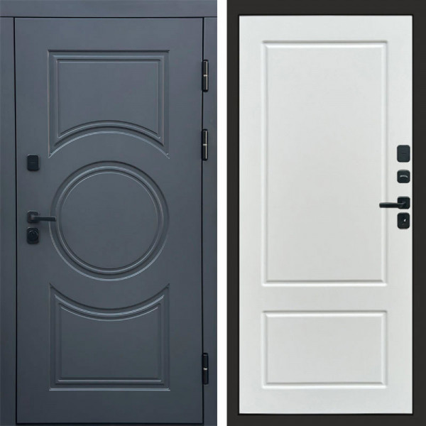 Входная дверь Termo-Door Сфера - Марсель Белый софт