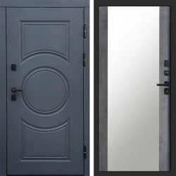 Входная дверь Termo-Door Сфера - Зеркало бетон темный